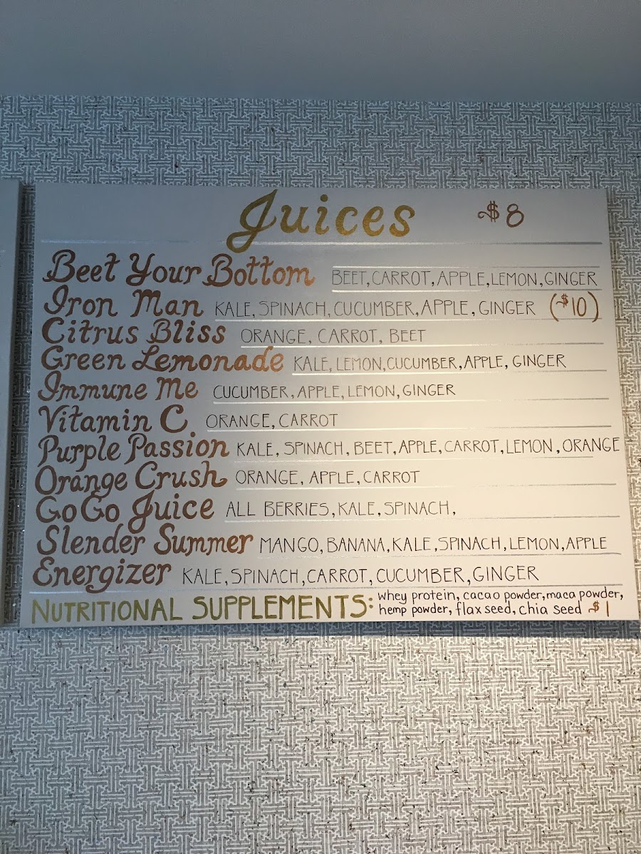 Peachy's Smoothie Cafe Photo Menu 5