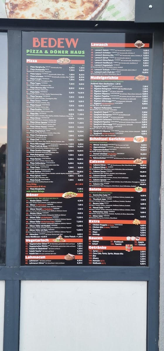 BEDEW Pizza & Döner Haus Photo Menu 1