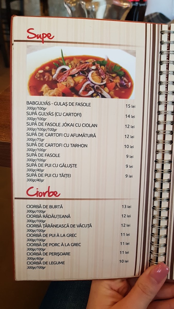 Casa de Piatra Bistro Photo Menu 1