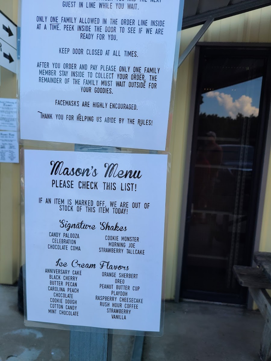 Mason's Sweet Shoppe Photo Menu 6