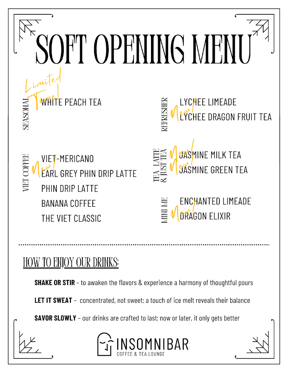 Insomnibar Photo Menu 2