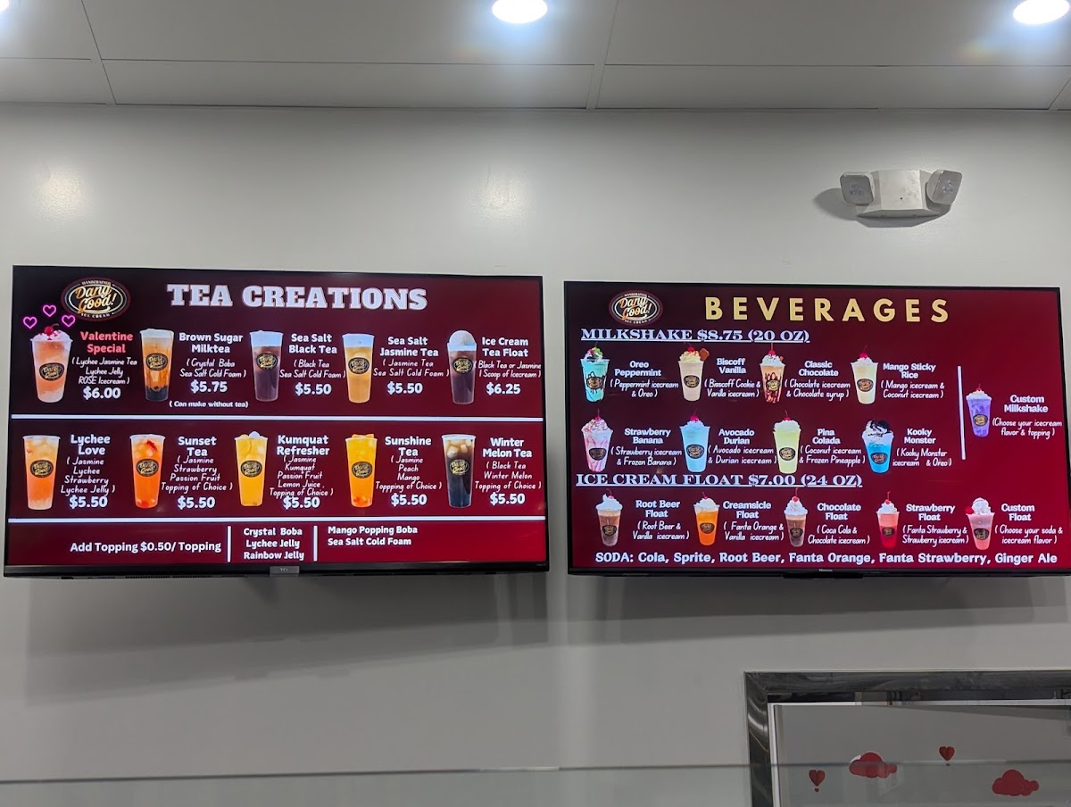 Dang Good Ice Cream Photo Menu 5
