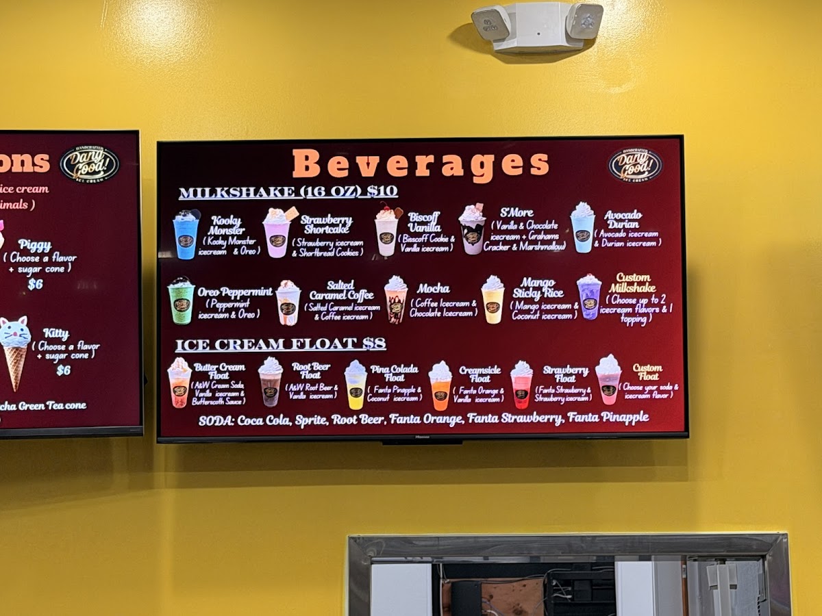 Dang Good Ice Cream Photo Menu 6