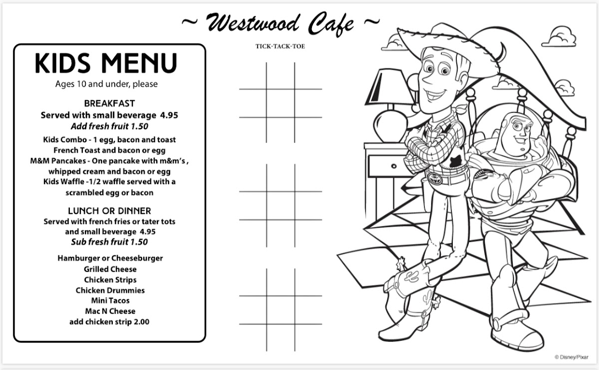 Westwood Café Photo Menu 5