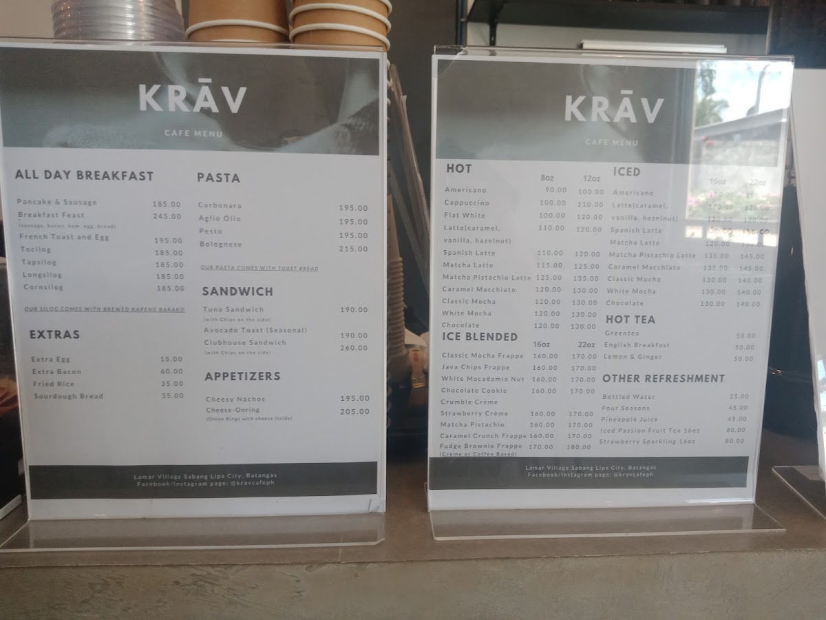 Krāv Café Photo Menu 4