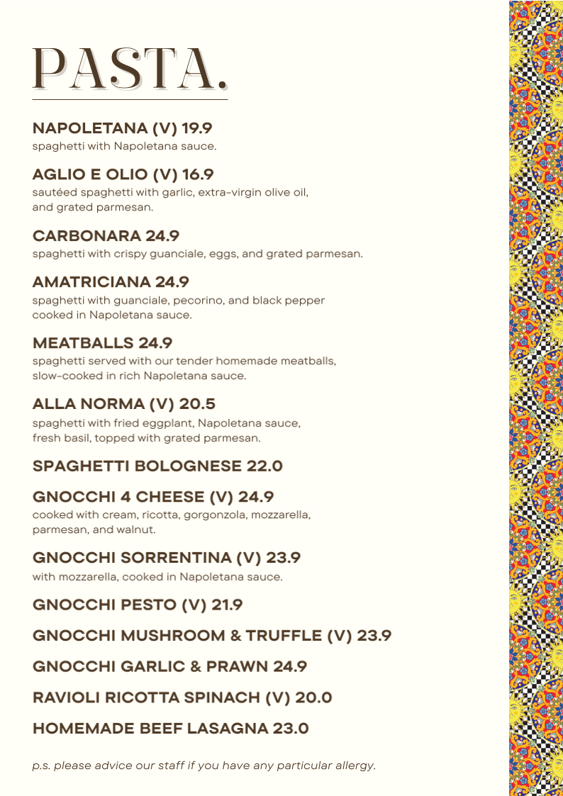 ARANCINA 13TH Photo Menu 3