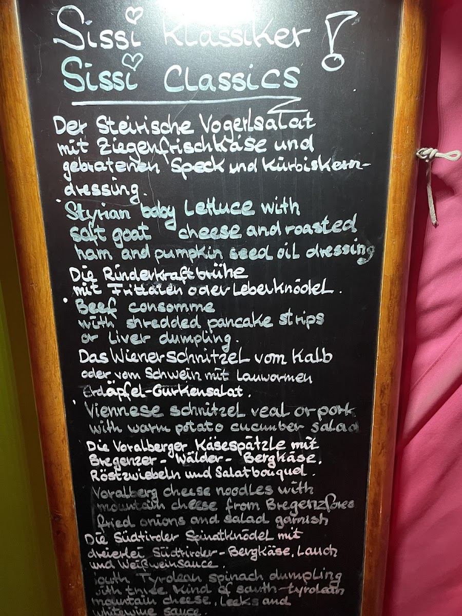 Sissi Restaurant Photo Menu 2