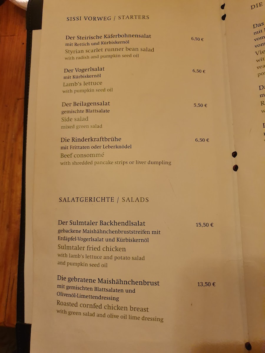 Sissi Restaurant Photo Menu 6