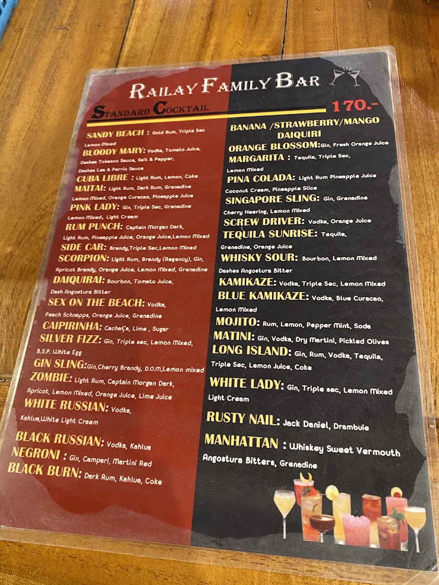 Railay Family Restaurant Photo Menu 7