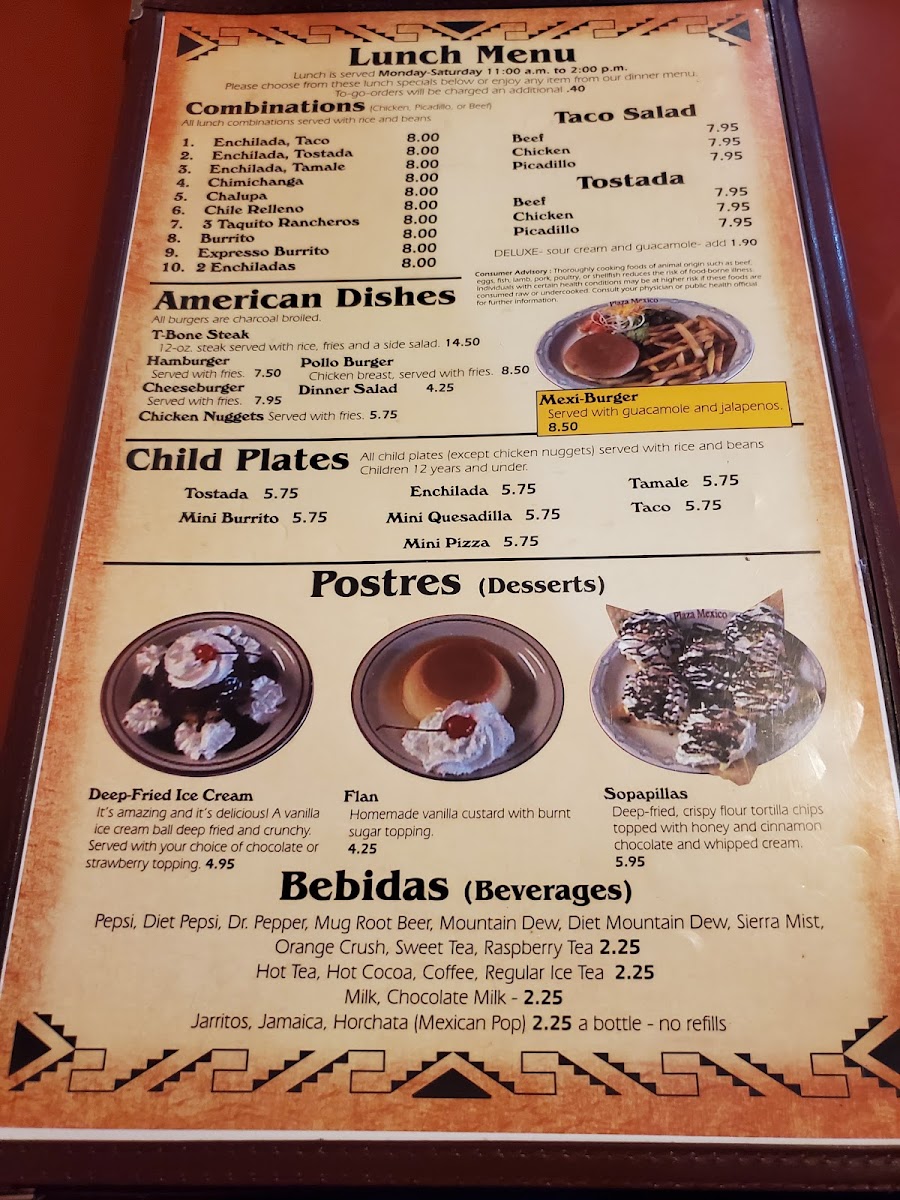 Plaza Mexico Photo Menu 1