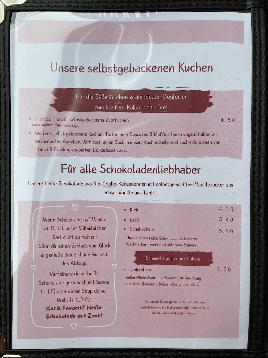 Karl mag's süß Photo Menu 1
