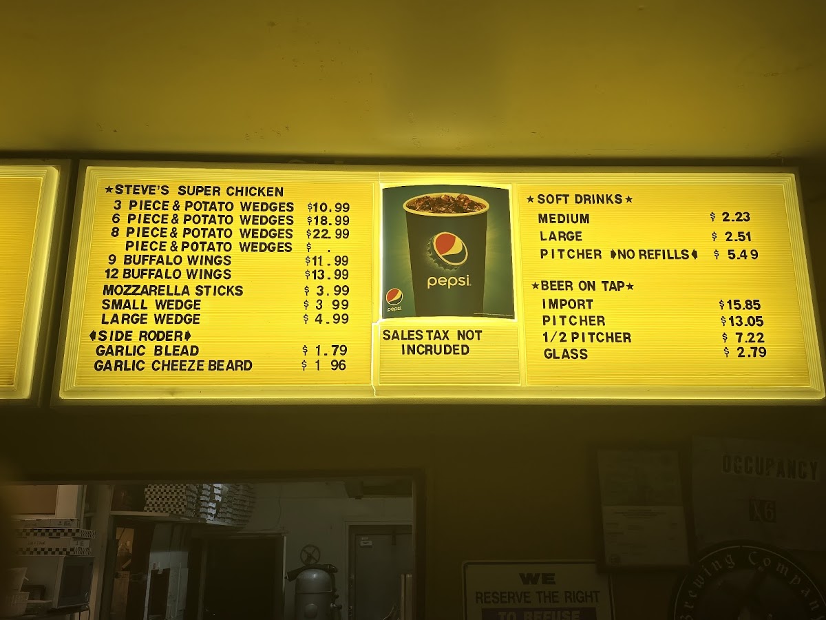 Steve's Pizza Photo Menu 5