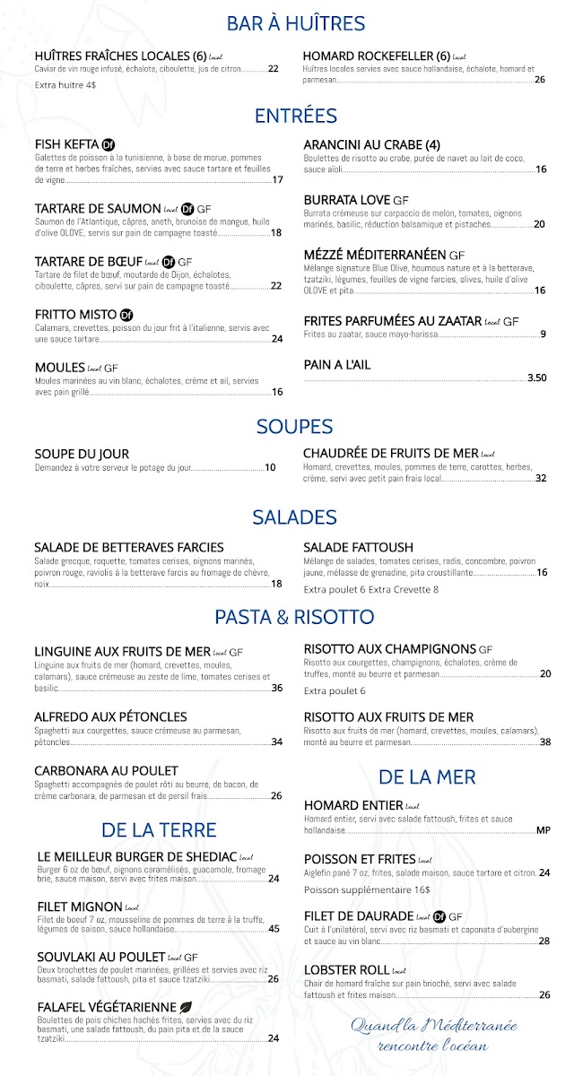Blue Lobster Cafe + Kitchen & Lounge Photo Menu 2