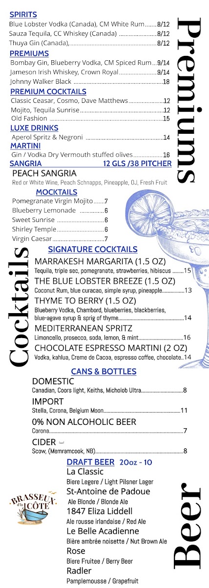 Blue Lobster Cafe + Kitchen & Lounge Photo Menu 3