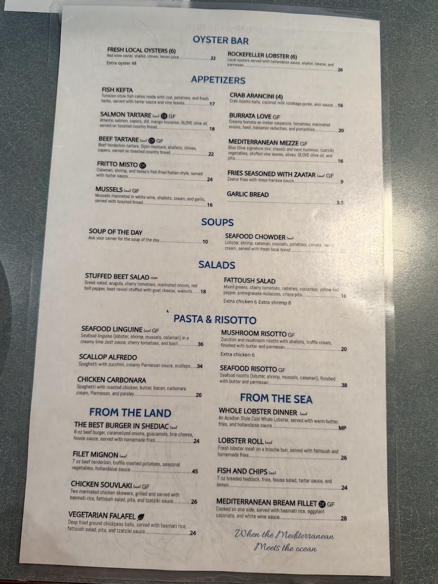 Blue Lobster Cafe + Kitchen & Lounge Photo Menu 9