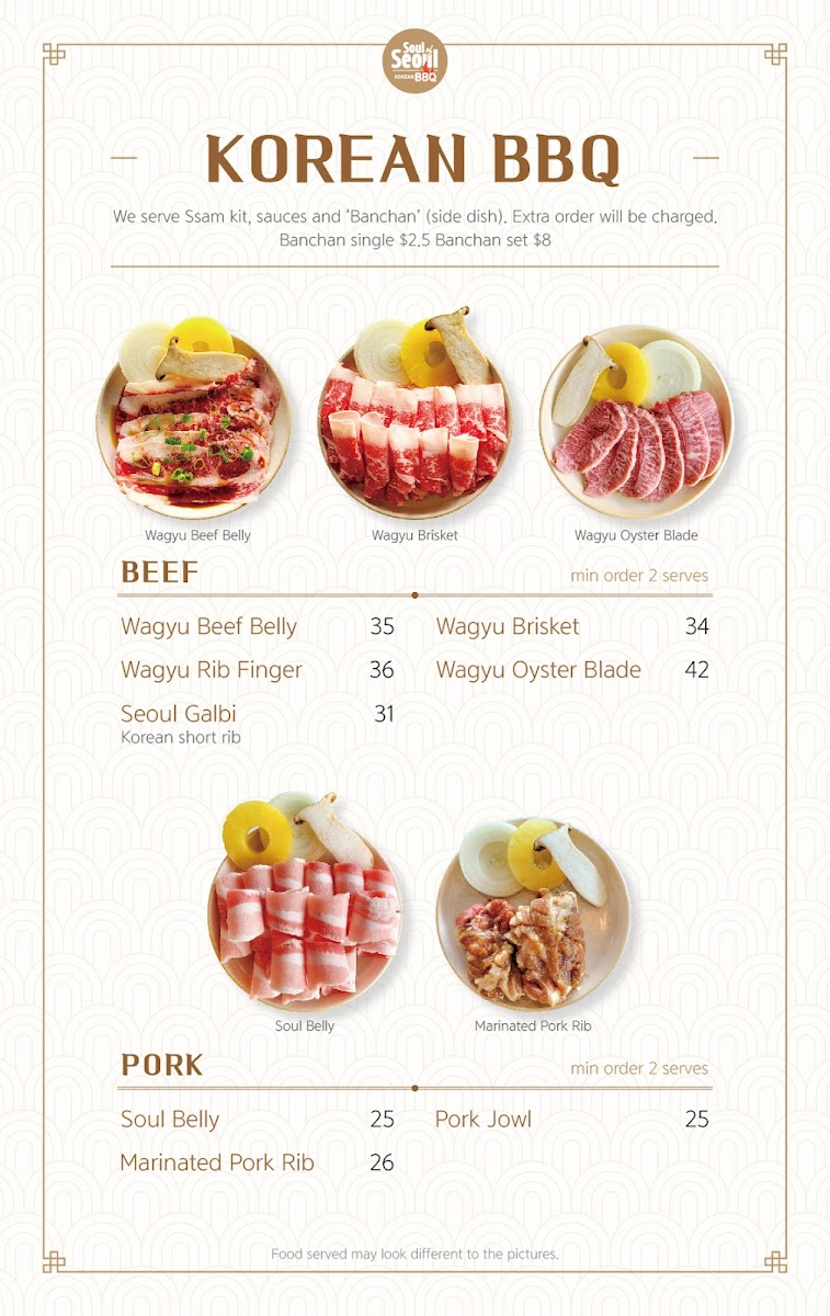 Soul of Seoul Photo Menu 3