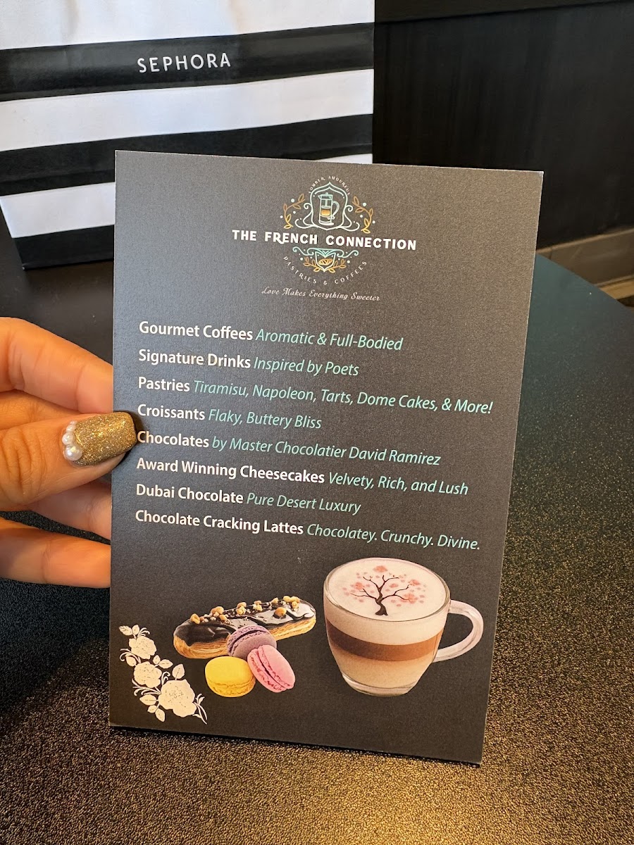 The French Connection Pastries and Coffees Photo Menu 3
