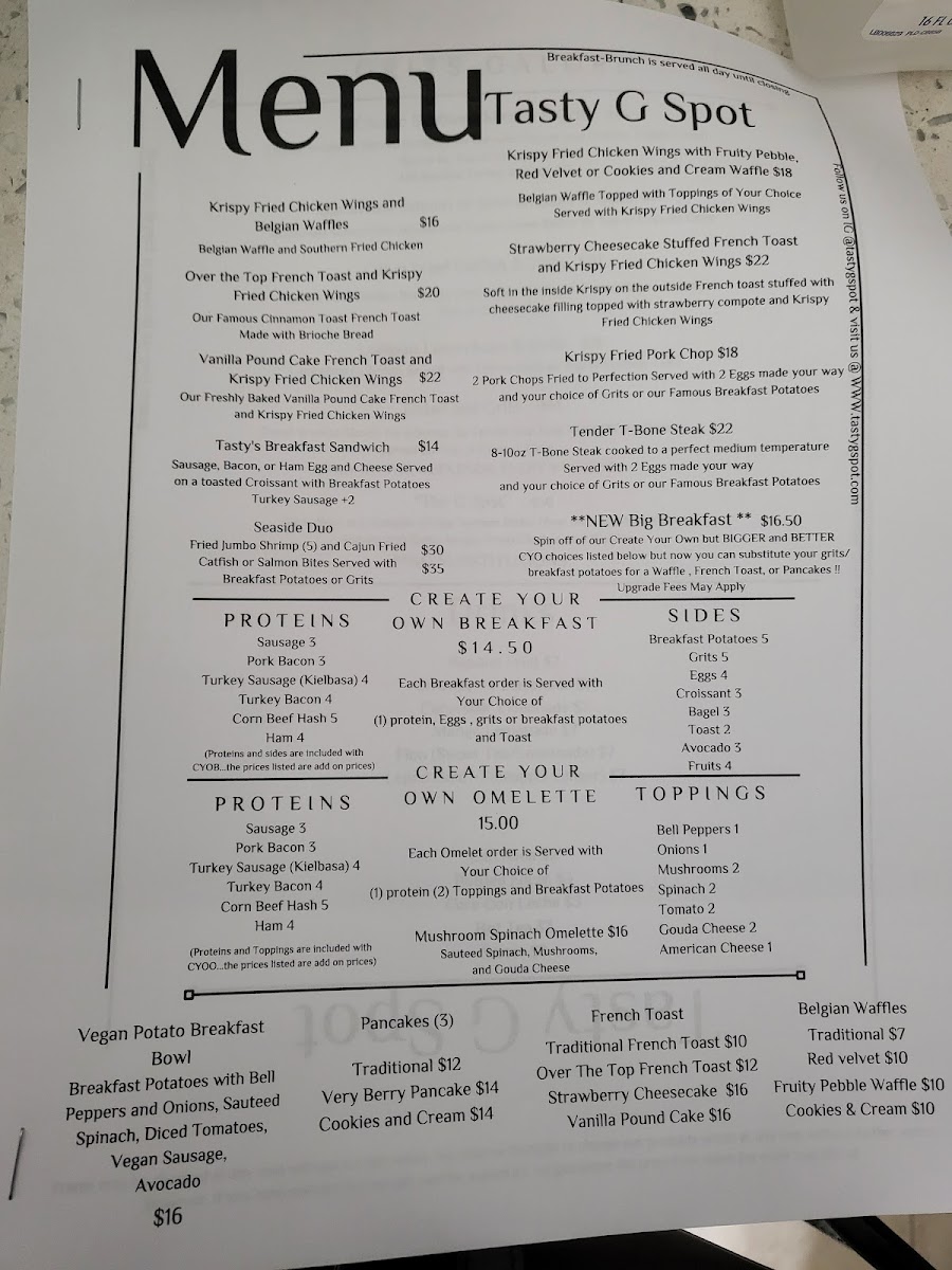 Tasty G Spot Photo Menu 10