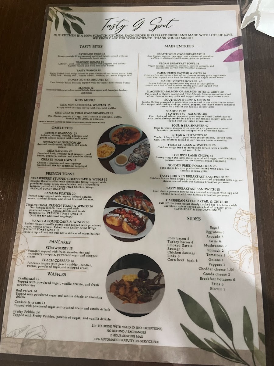 Tasty G Spot Photo Menu 3