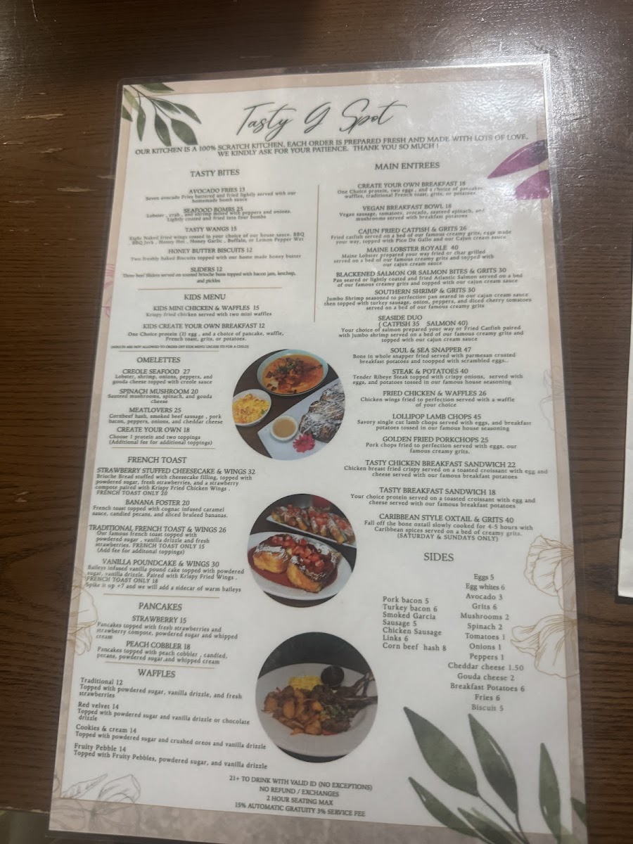 Tasty G Spot Photo Menu 4