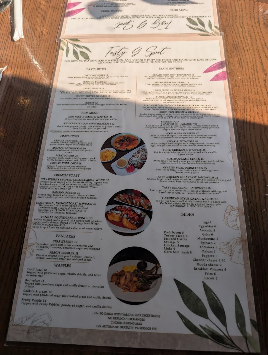 Tasty G Spot Photo Menu 5
