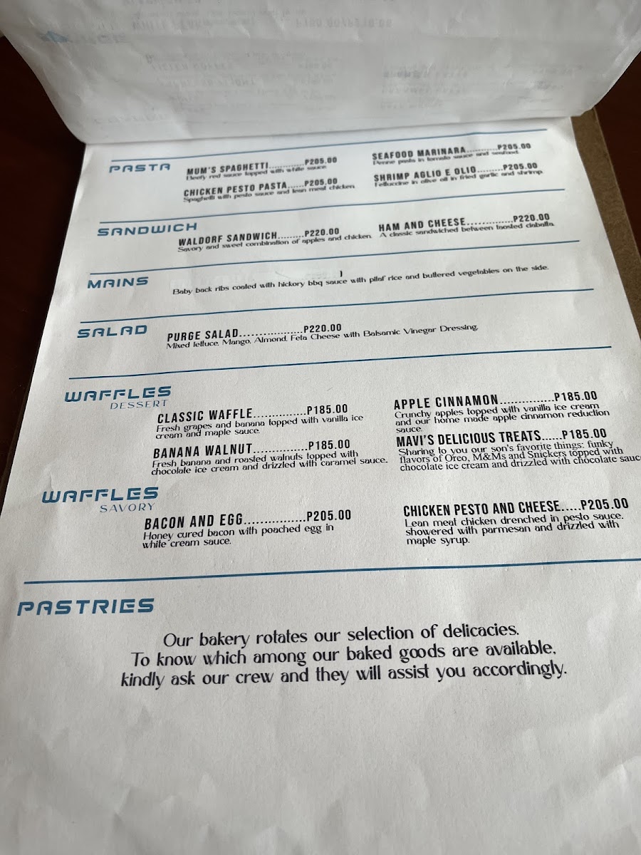 Purge Coffee Roaster Photo Menu 10