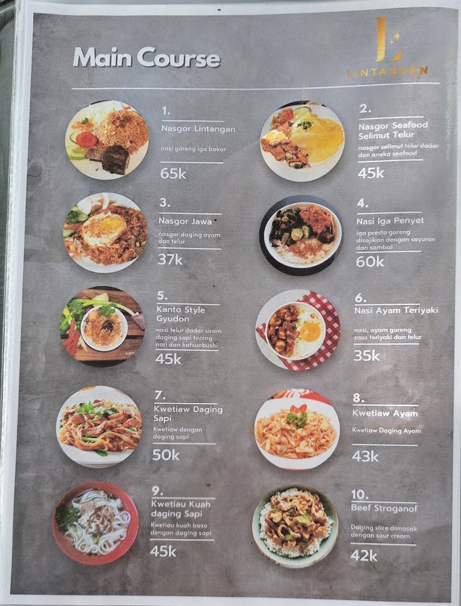 Lintangan Cafe & Resto Photo Menu 9