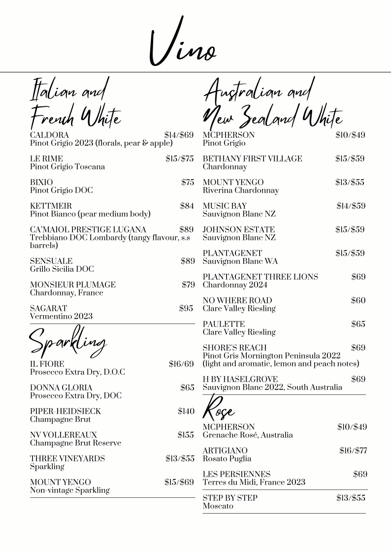 Amalfi Gelato & Pizza Bar Photo Menu 3
