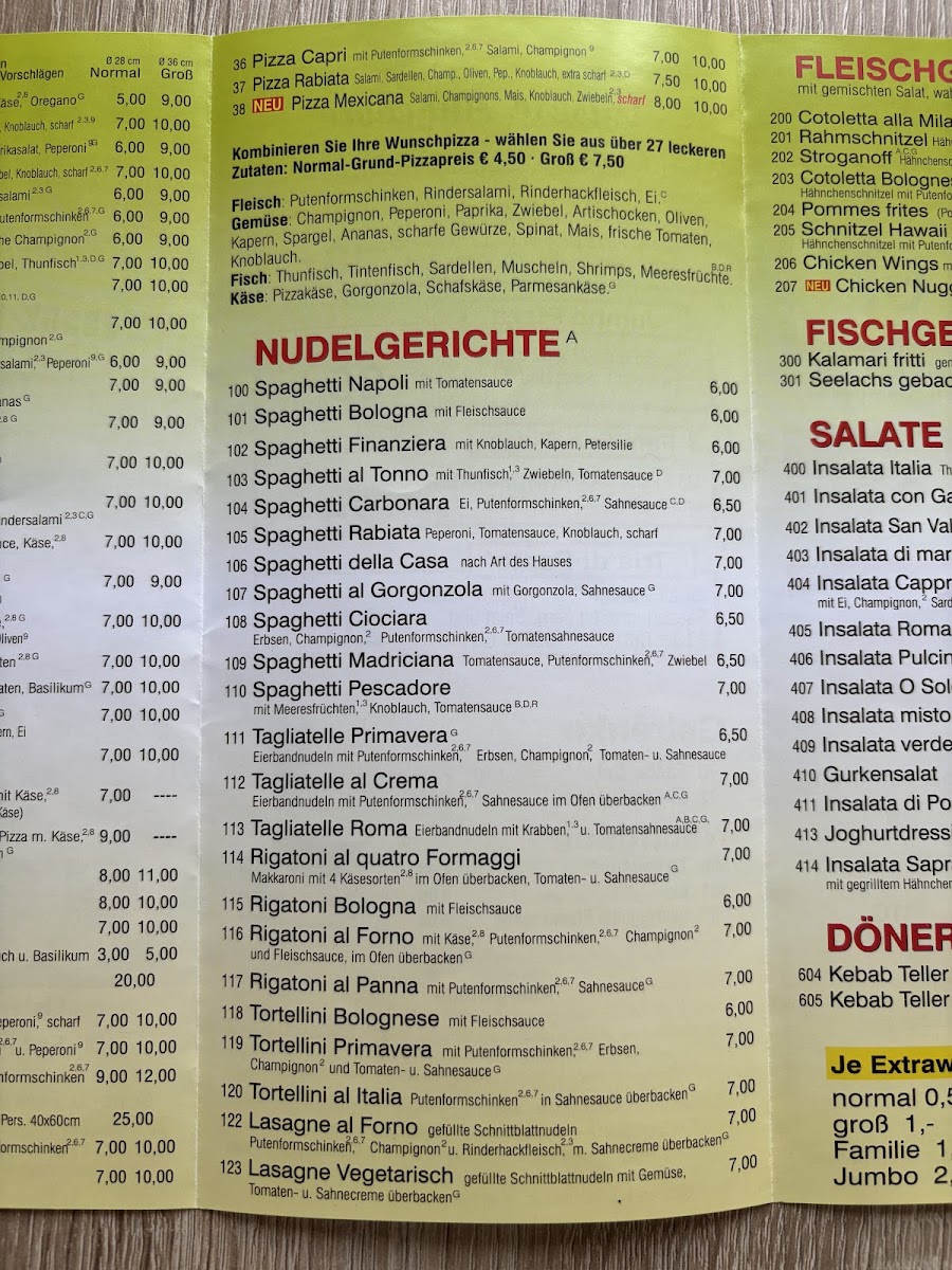 Euro Pizza-Service Photo Menu 6