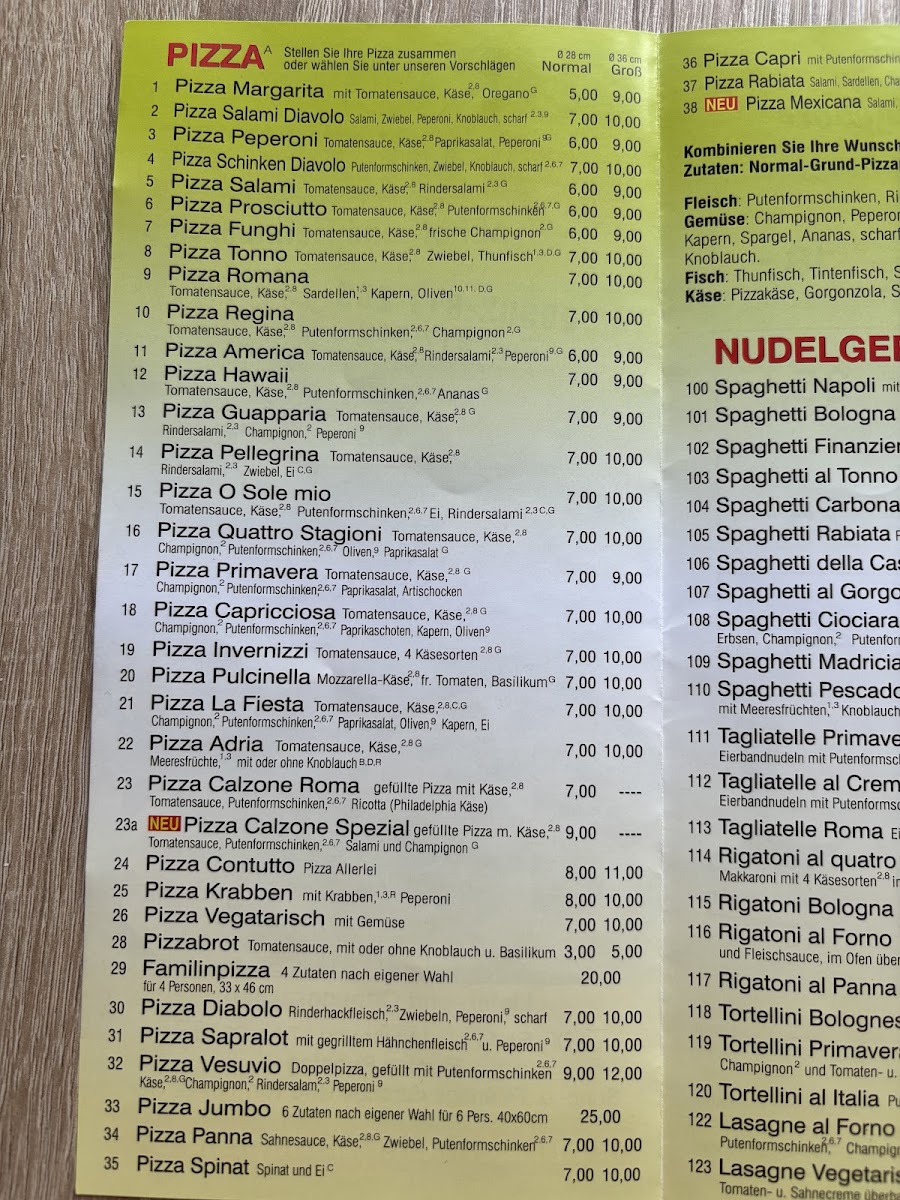 Euro Pizza-Service Photo Menu 7