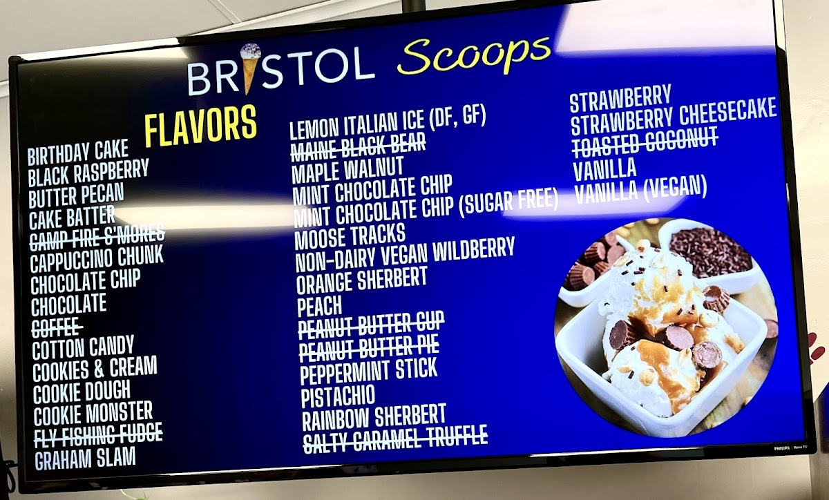 Bristol Scoops Photo Menu 3