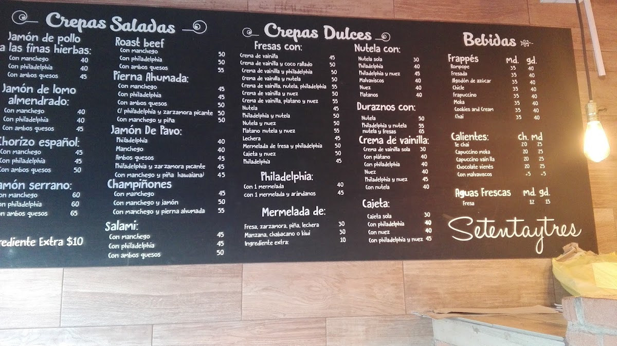 73 | Crepas & Frappes Photo Menu 6