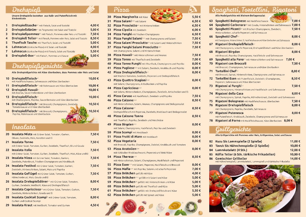 Kebaphaus Esen Photo Menu 1