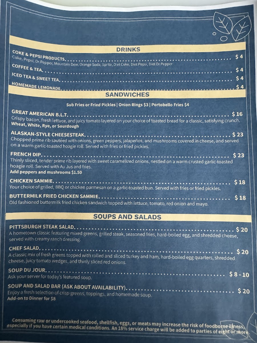 Salchaket Roadhouse Photo Menu 1