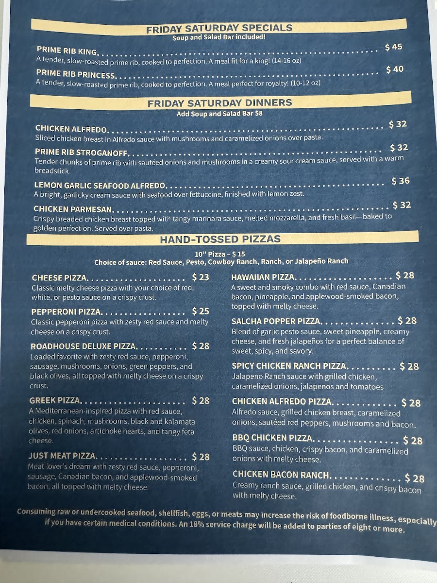 Salchaket Roadhouse Photo Menu 2