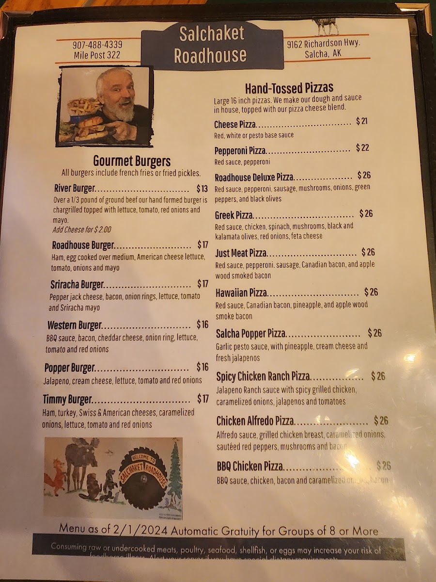 Salchaket Roadhouse Photo Menu 5