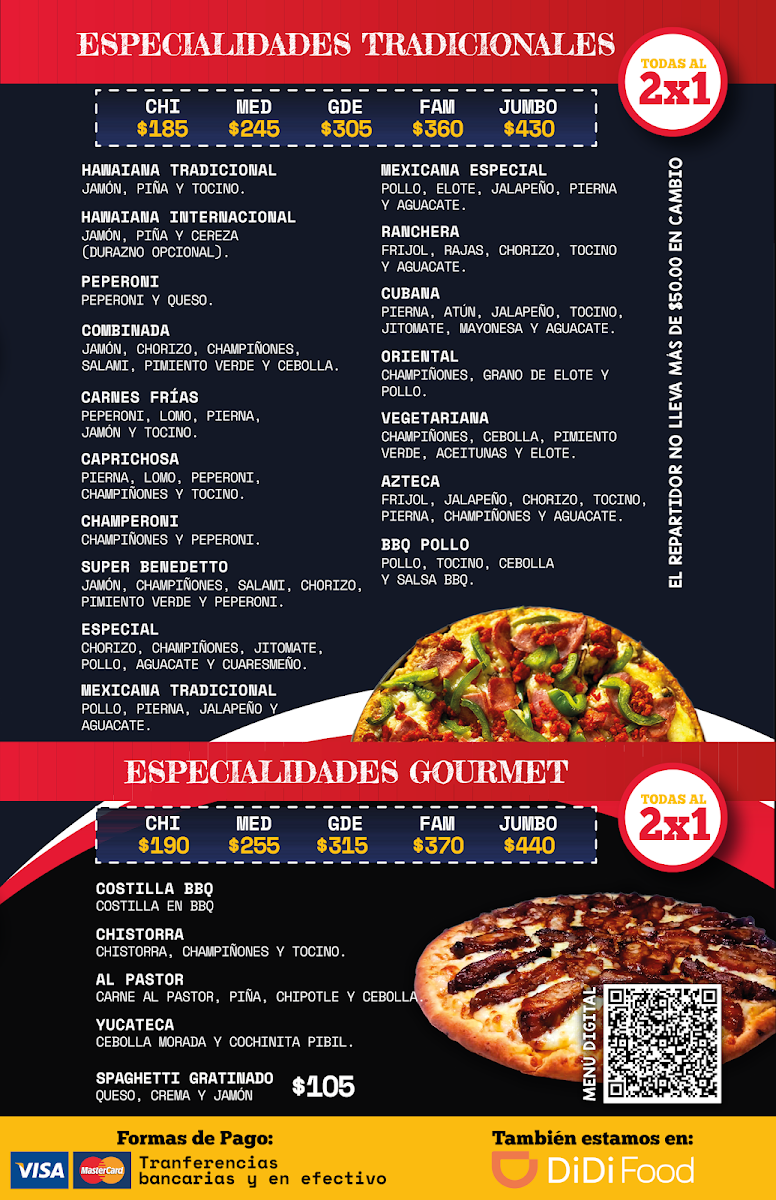 Benedetto Pizza Photo Menu 1