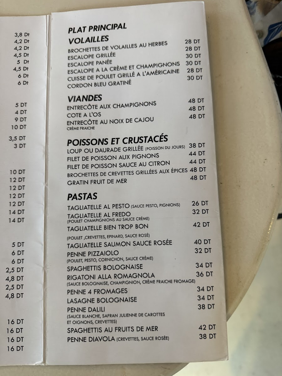 Restaurant Dalili Photo Menu 1