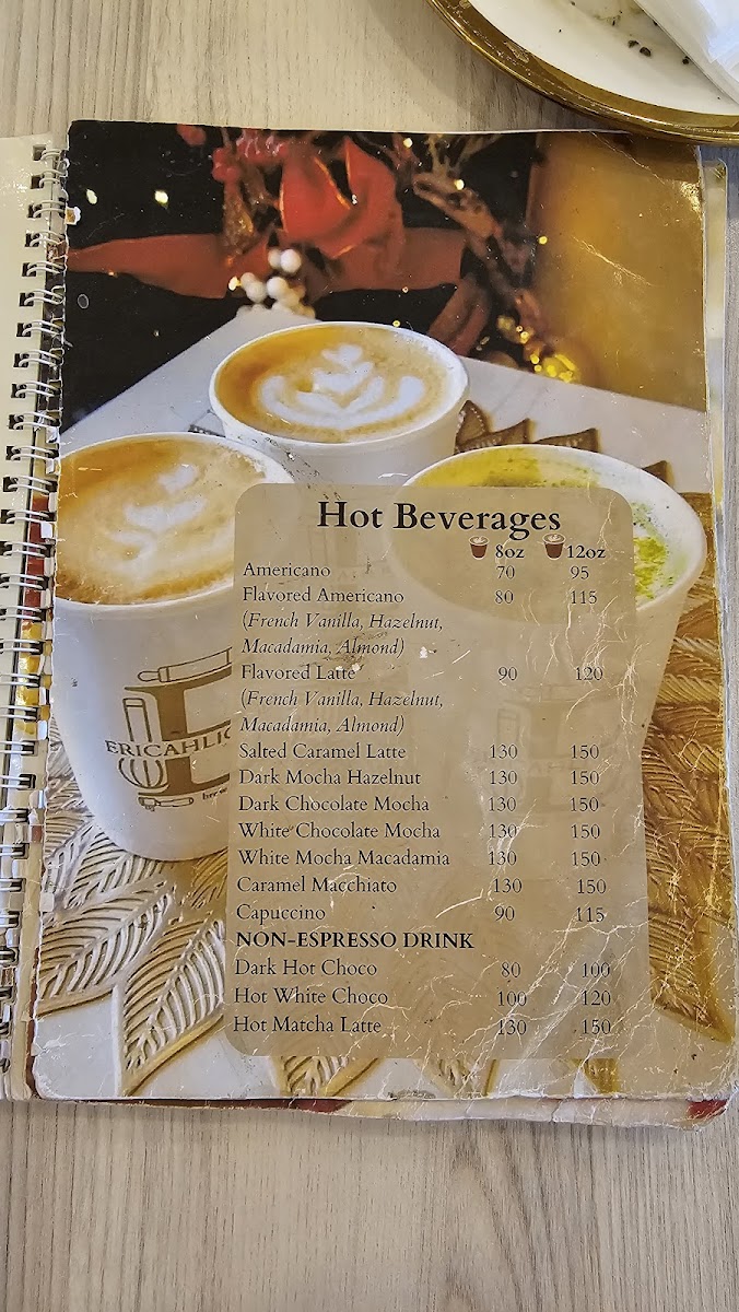 Ericahlicious Brew & Bake Baliwag Photo Menu 2