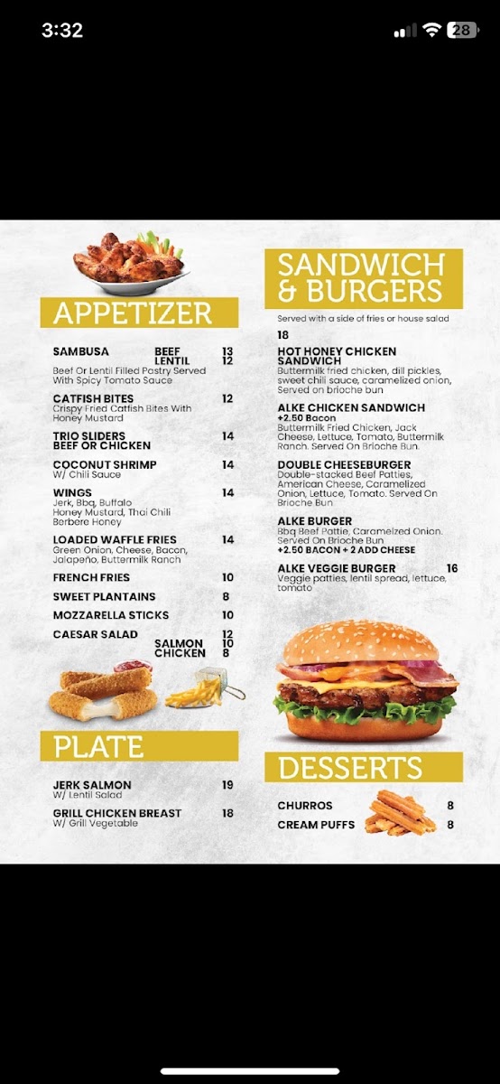 Alke Café Photo Menu 1