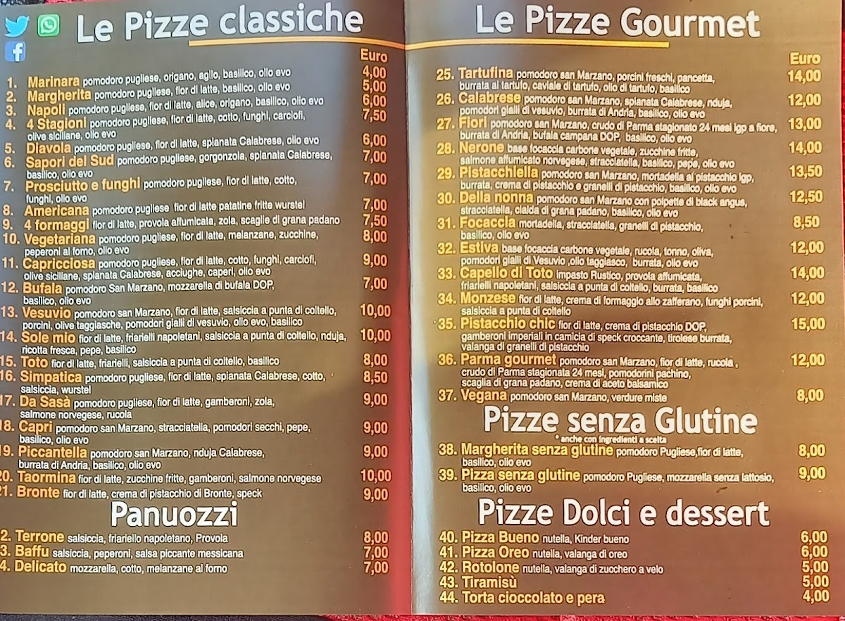Pizzeria da Sasà Photo Menu 2