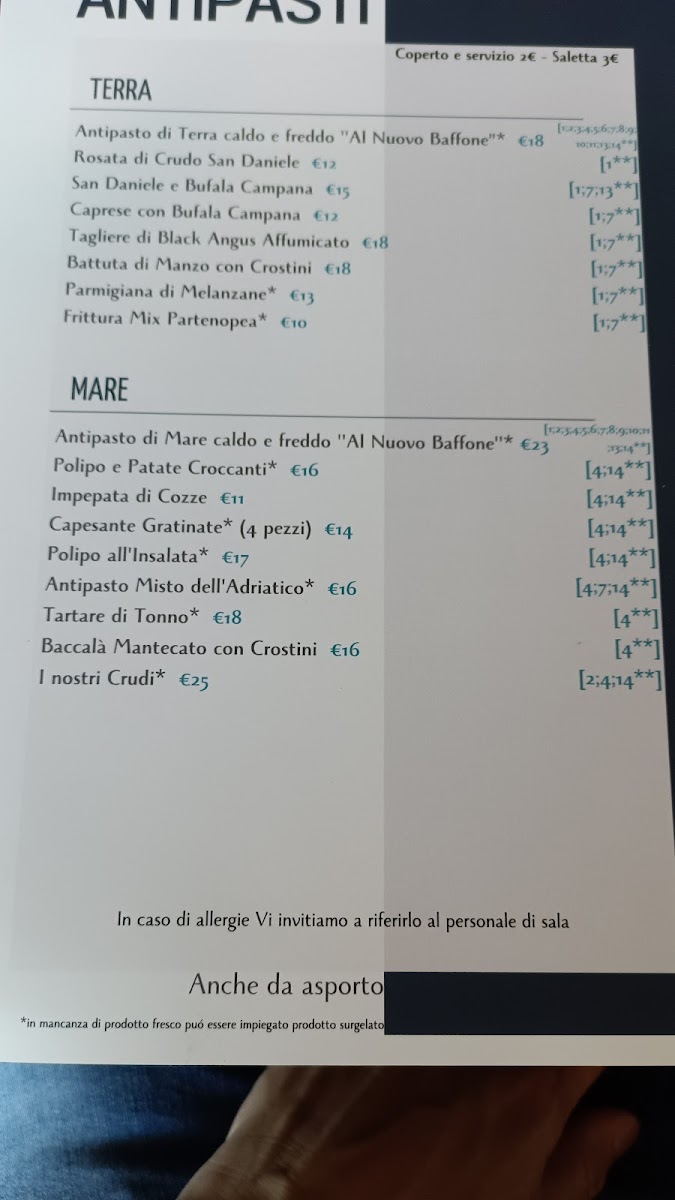 Ristorante Al Nuovo Baffone Photo Menu 2