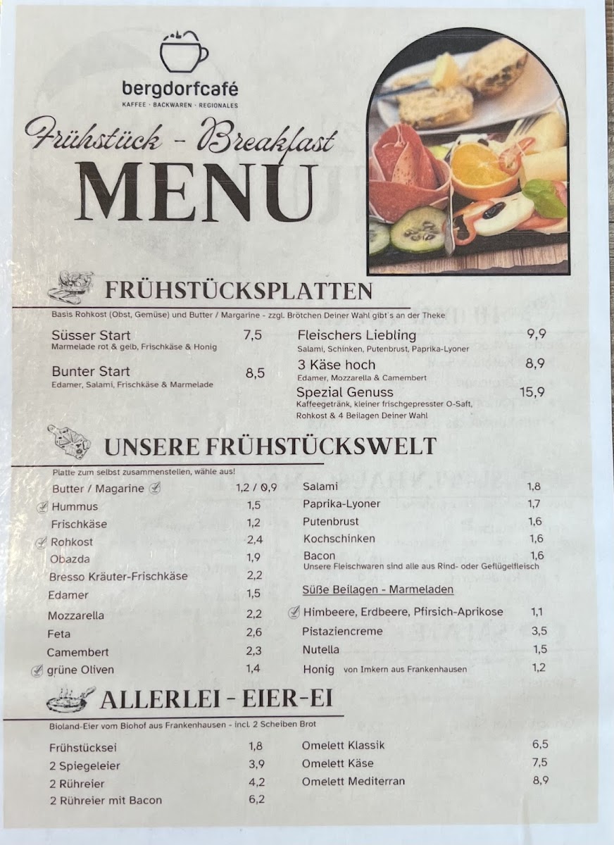 bergdorfcafé Photo Menu 2