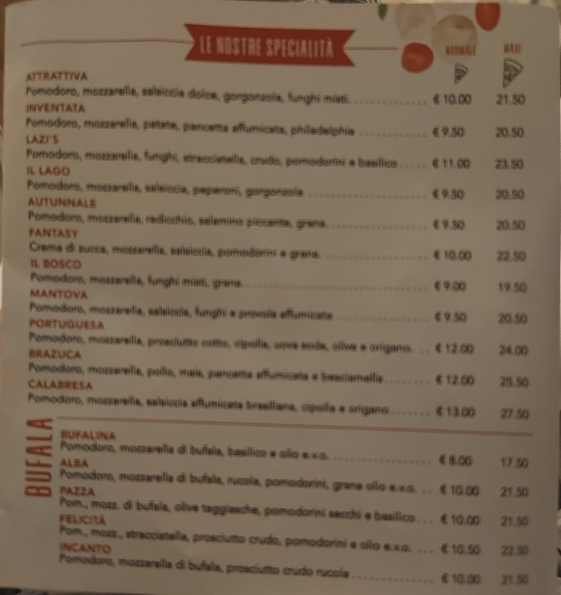 Lazi’s - Pizzeria d’asporto Photo Menu 10