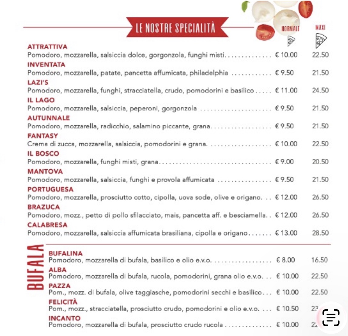 Lazi’s - Pizzeria d’asporto Photo Menu 2
