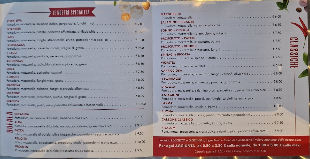 Lazi’s - Pizzeria d’asporto Photo Menu 8