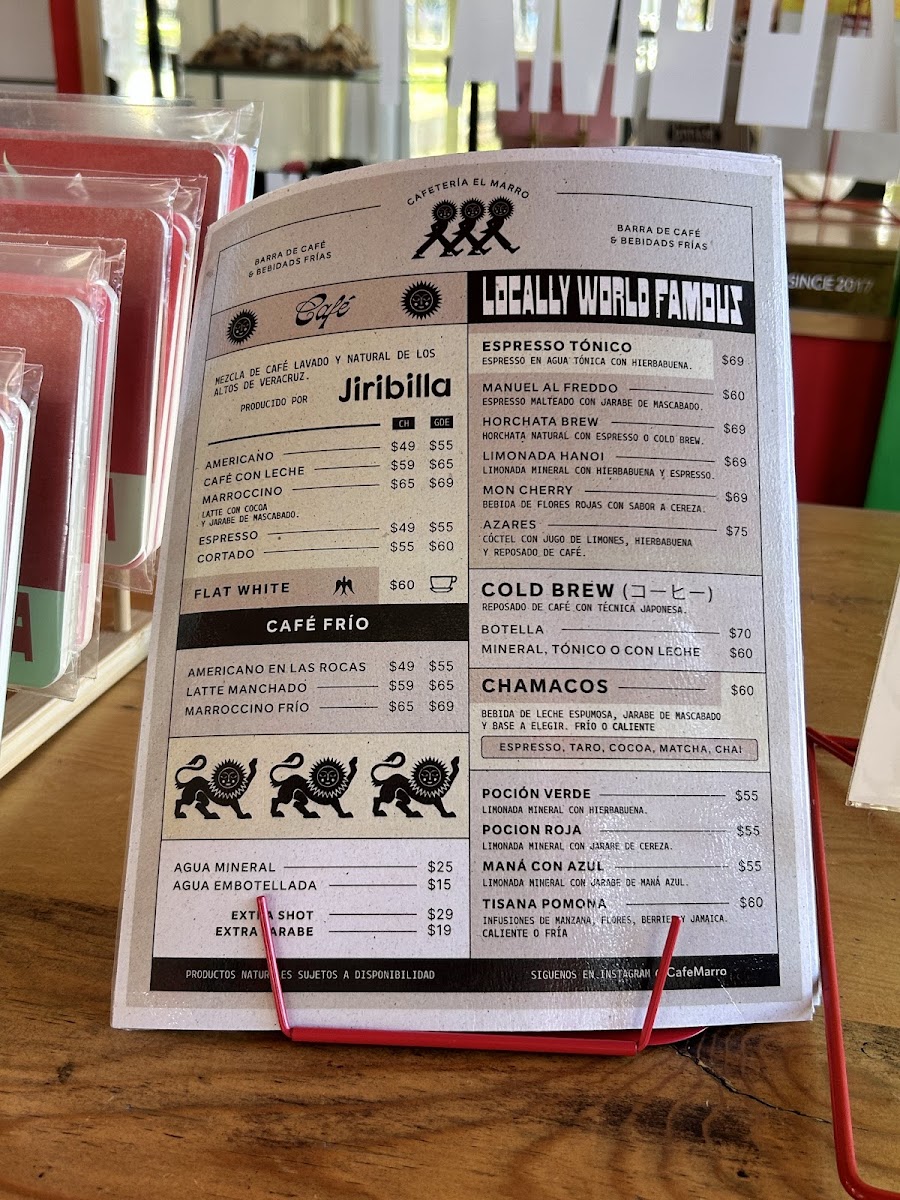 Café Marro Photo Menu 2