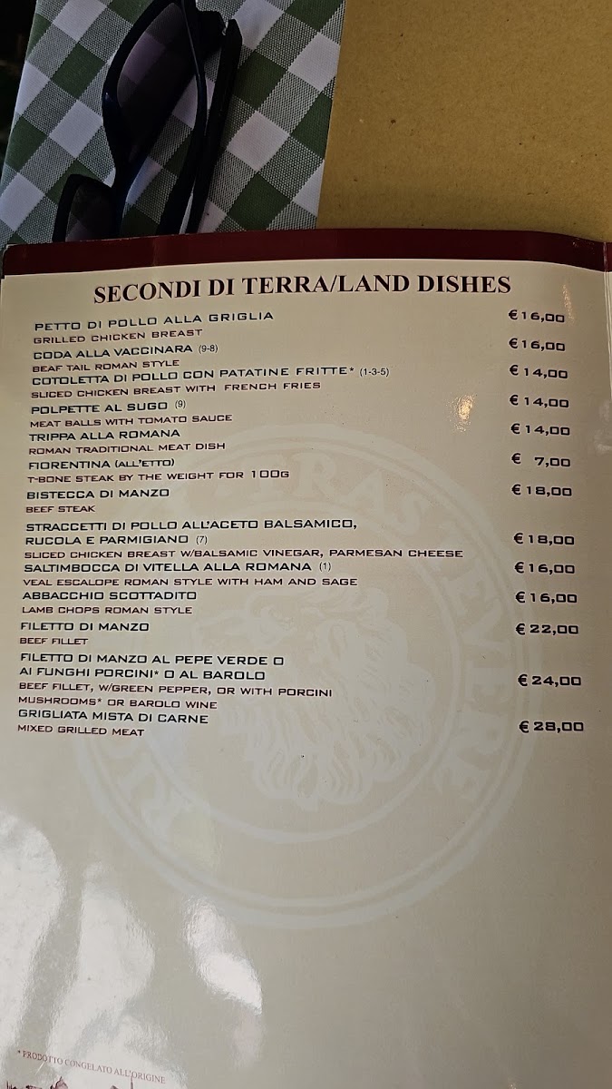 Osteria Sonnino Photo Menu 1