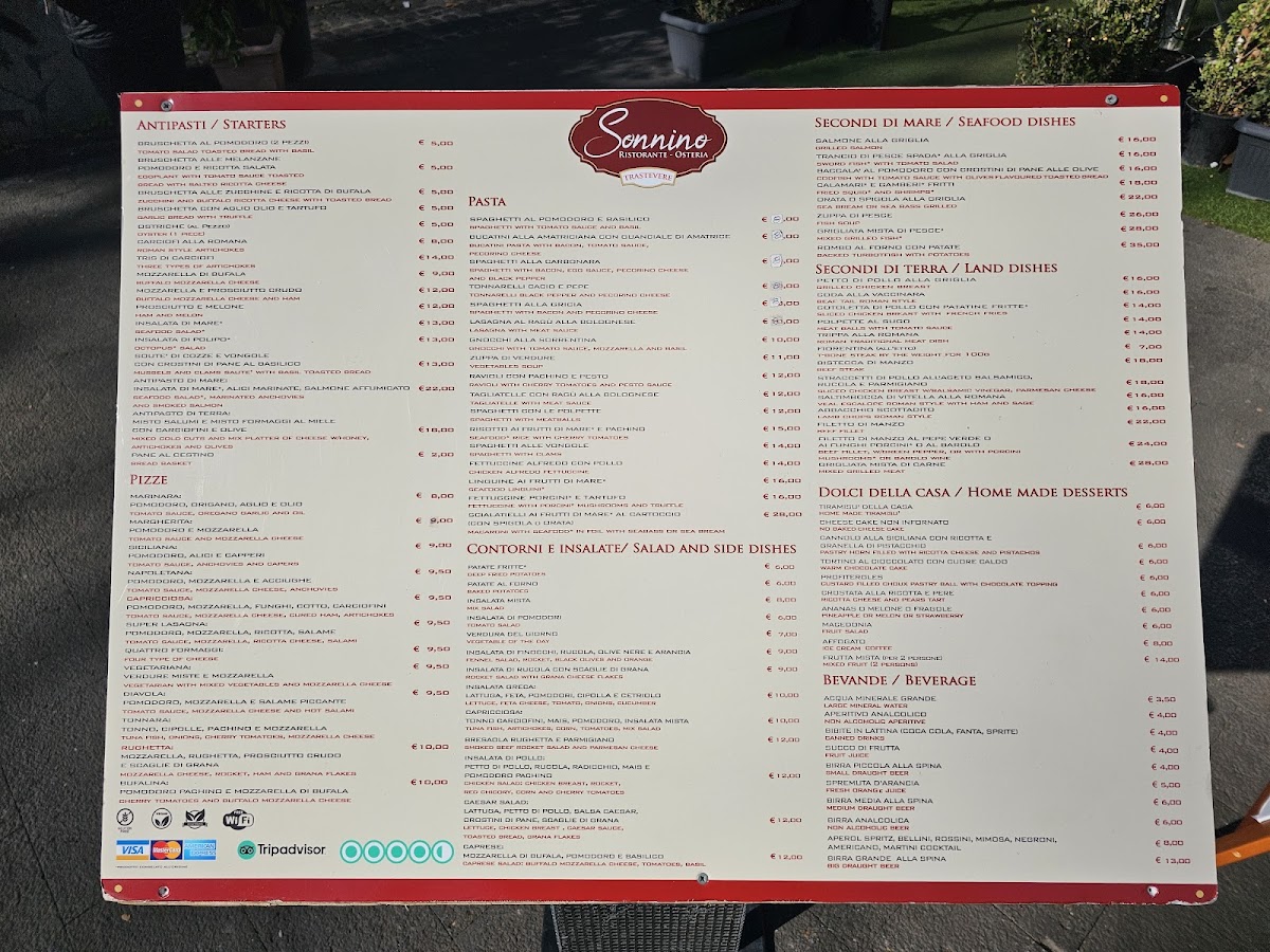 Osteria Sonnino Photo Menu 7