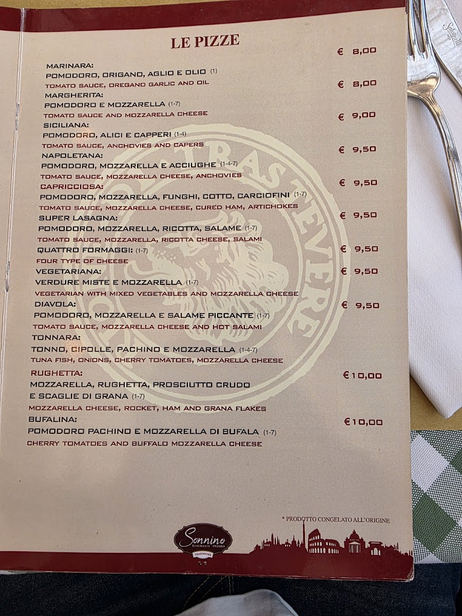 Osteria Sonnino Photo Menu 8